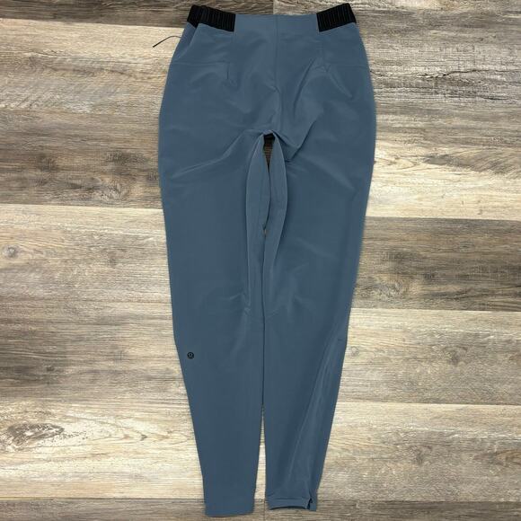 Lululemon Esker Slim The Lab Oil Slick Blue Womens 4‎ Joggers Trousers Pants - Picture 2 of 12